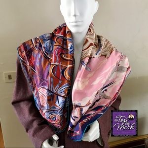 HERMÈS DE LA MER AU CIEL 90cm Silk 2014 MINT w Box